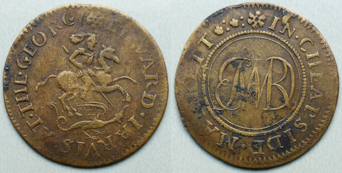 Cheapside Market, Edward Jarvis AT THE GEORG penny Cheapside Market, Edward Jarvis AT THE GEORG penny